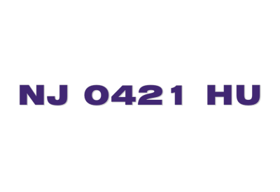 NJ 0421 HU