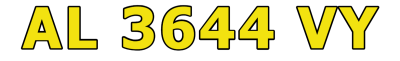 AL 3644 VY