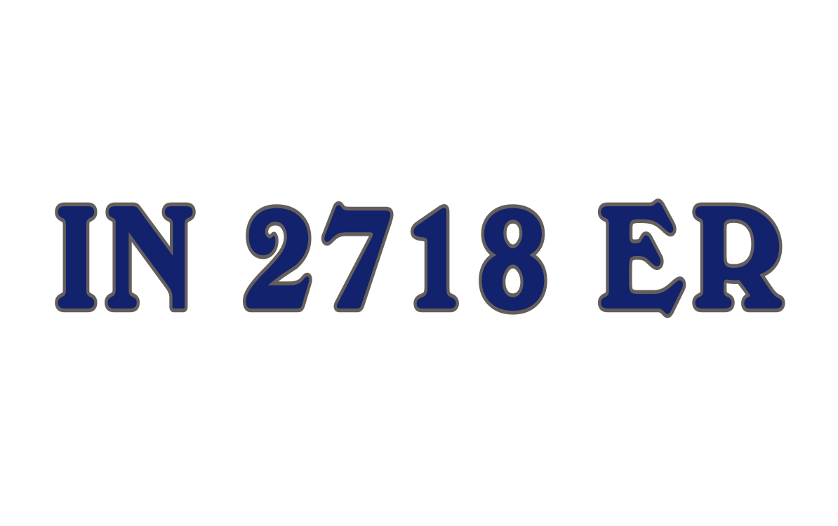 IN 2718 ER