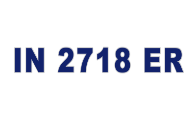 IN 2718 ER
