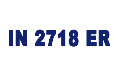 IN 2718 ER