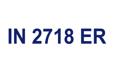 IN 2718 ER