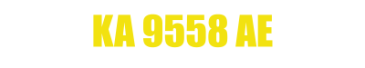KA 9558 AE