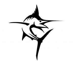 Marlin Fish Decal