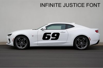 Race Numbers - Infinite Justice