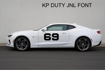 Race Numbers - KP Duty JNL