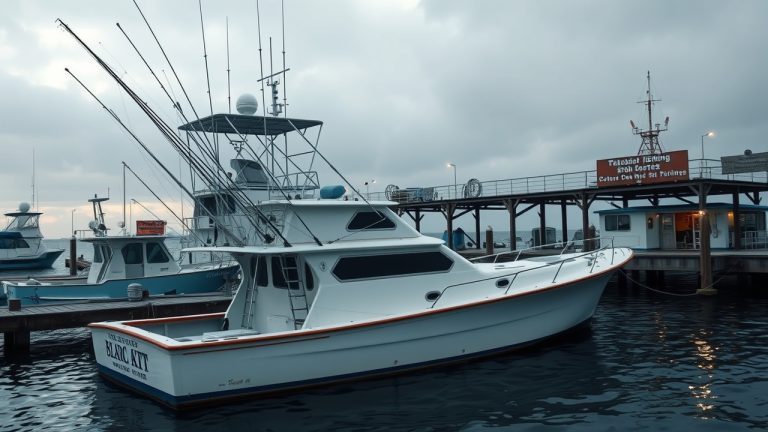 Charter boat hull showing USCG documentation number placement requirements for Hawaii vessels