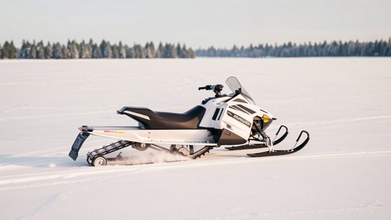 ATV with registration decal placement location highlighted per Idaho DNR requirements