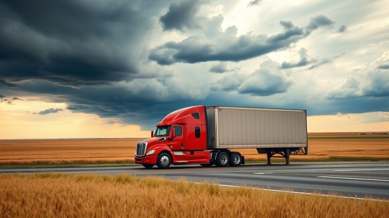 USDOT decal placement diagram for Kansas commercial trucks showing FMCSA letter sizing rules