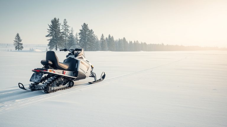 ATV with registration decal placement location highlighted per Maine DNR requirements