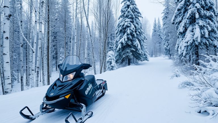 ATV with registration decal placement location highlighted per Michigan DNR requirements