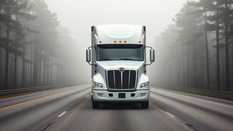 USDOT decal placement diagram for Mississippi commercial trucks showing FMCSA letter sizing rules
