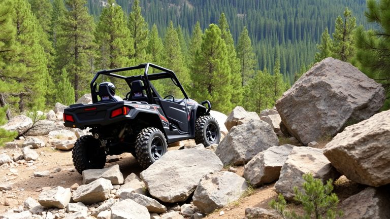 ATV with registration decal placement location highlighted per Mississippi DNR requirements