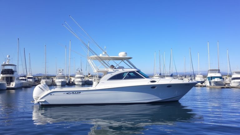 Charter boat hull showing USCG documentation number placement requirements for New Hampshire vessels