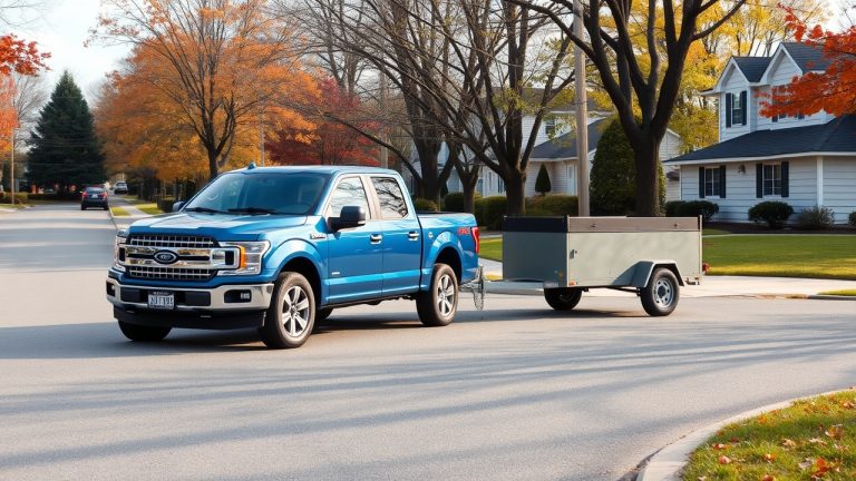 Utility trailer diagram showing VIN sticker and registration plate placement required in New Jersey