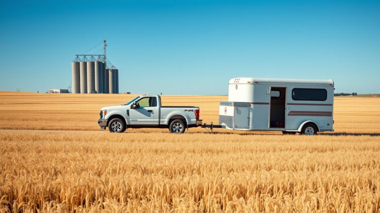 Utility trailer diagram showing VIN sticker and registration plate placement required in North Dakota