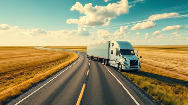 USDOT decal placement diagram for South Dakota commercial trucks showing FMCSA letter sizing rules