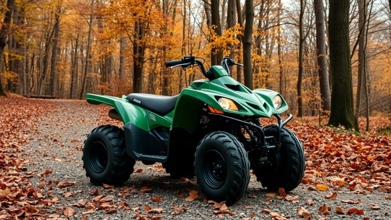 ATV with registration decal placement location highlighted per Virginia DNR requirements