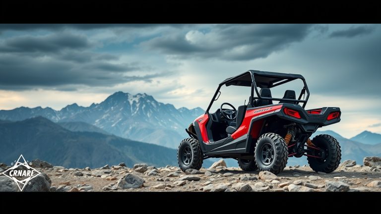ATV with registration decal placement location highlighted per West Virginia DNR requirements