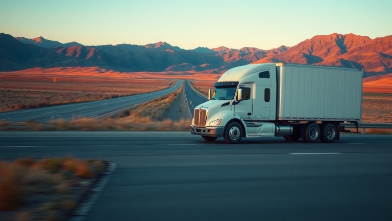 USDOT decal placement diagram for Wyoming commercial trucks showing FMCSA letter sizing rules