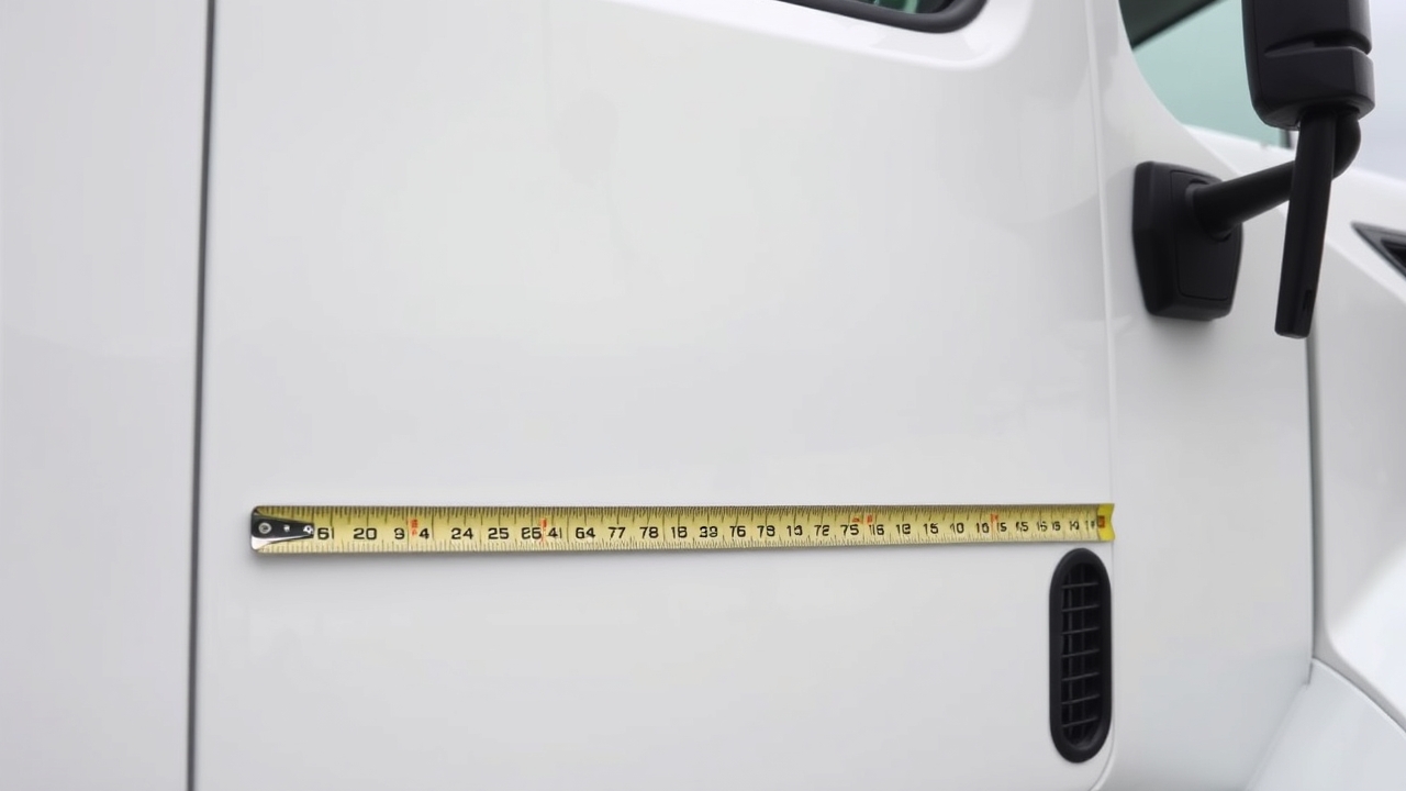 Truck Door Decal Size for Fleet Signage