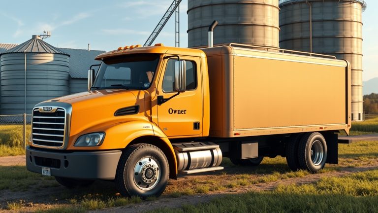 Agricultural Vehicle Exemptions example showing vinyl lettering quality and design from Hoosier Decal
