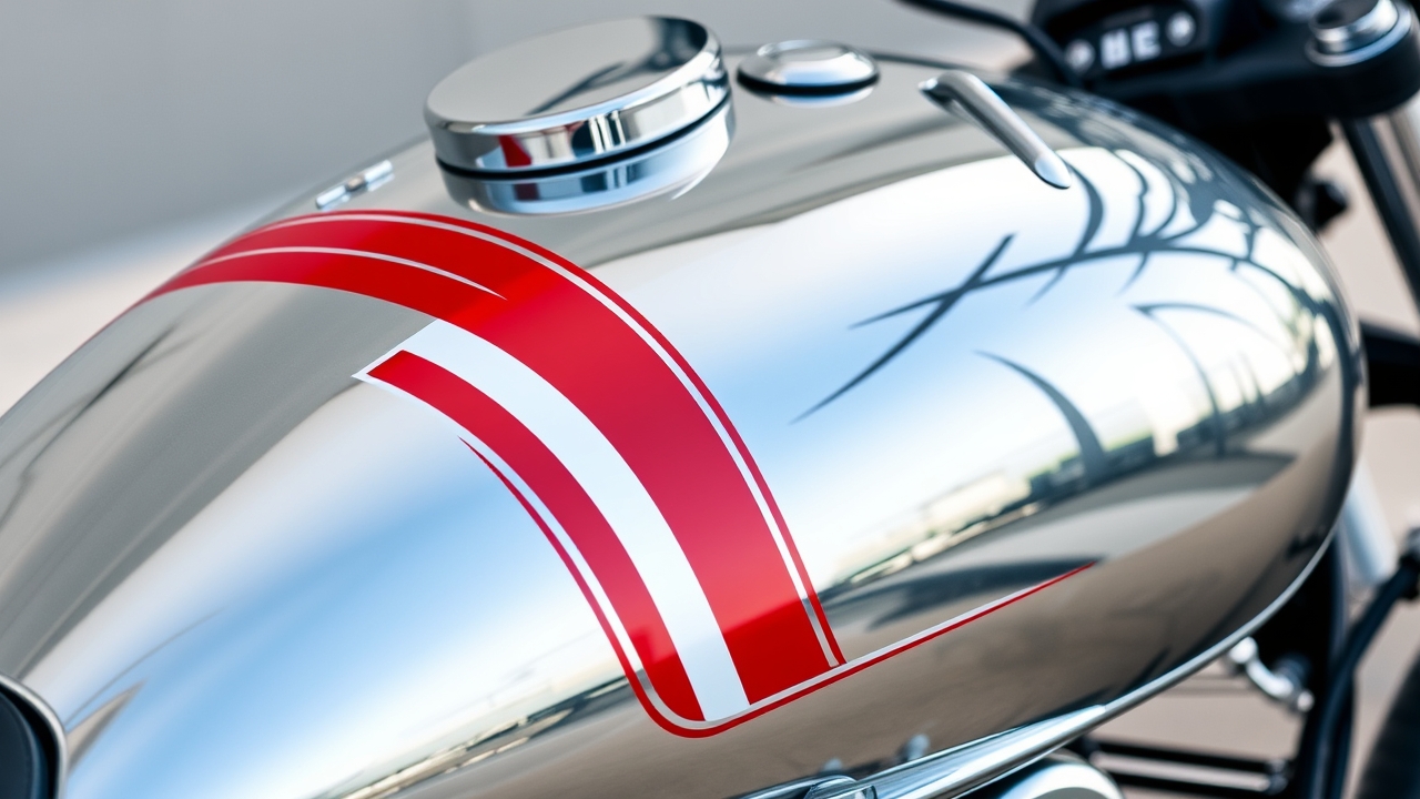 Motorcycle Tank and Fender Decals