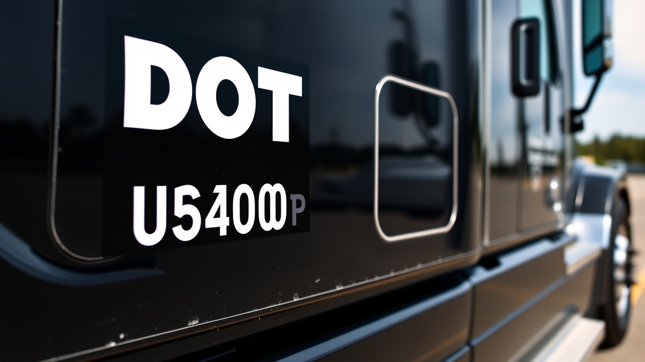 Semi Truck Door Lettering Guide for Owner Operators