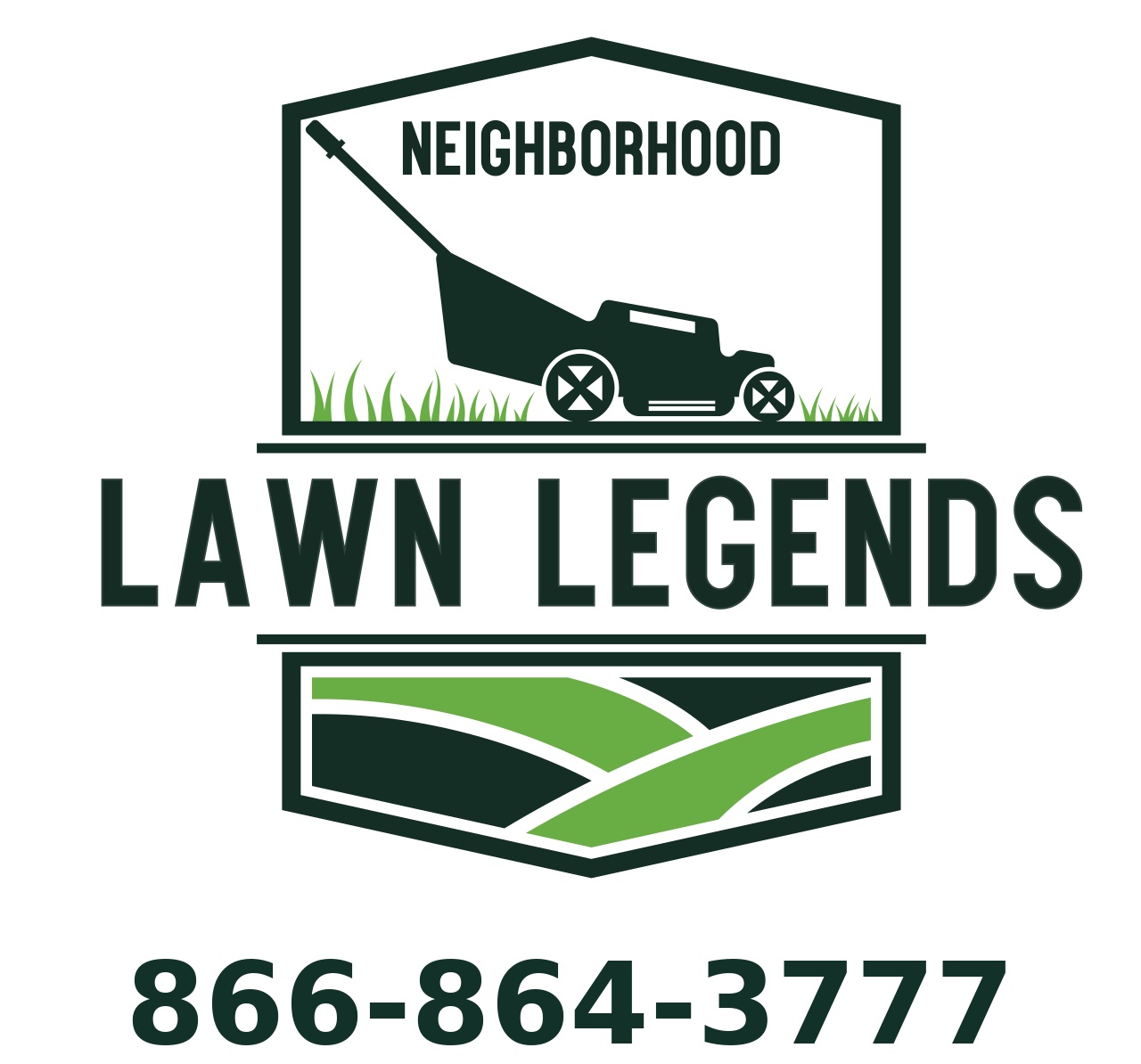 Neighborhood Lawn Legends Custom Truck Decals - Image 2